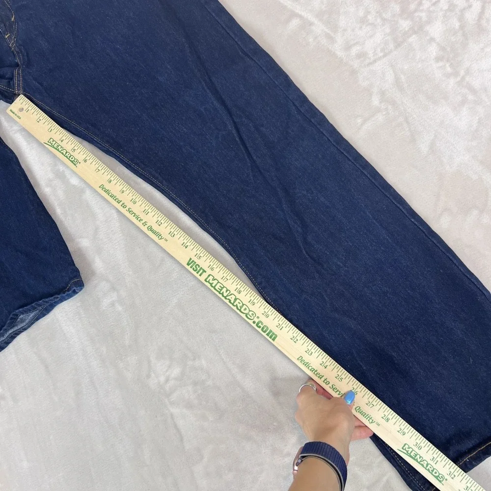 Levis 517 Jeans Mens 36x34 Blue Denim Bootcut Workwear Western Americana Casual